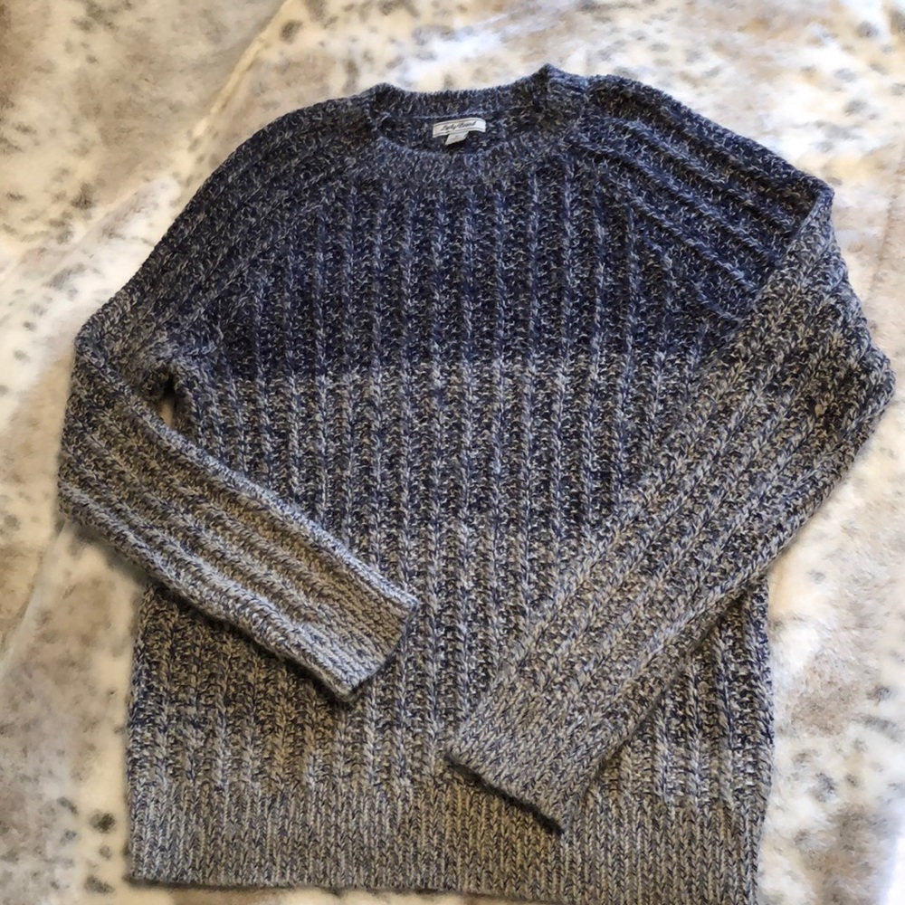 Chunky lucky brand pull over sweater